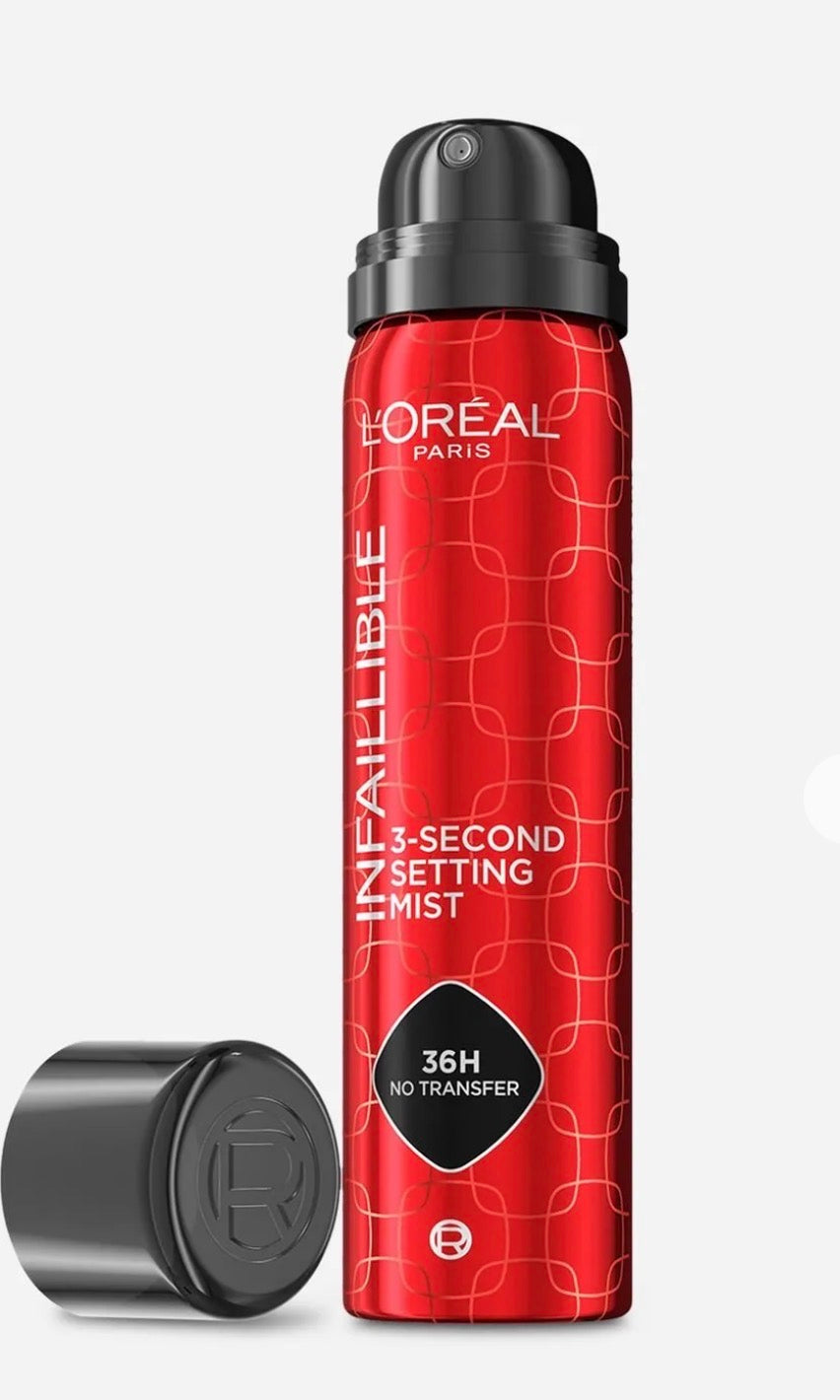 L'Oréal Paris Infallible 3-Second Makeup Setting Spray Mist 75ml