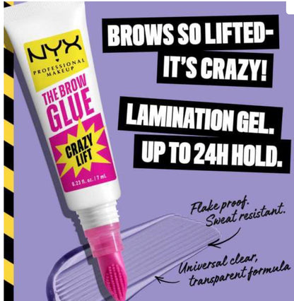 NYX Professional Makeup The Brow Glue Crazy Lift