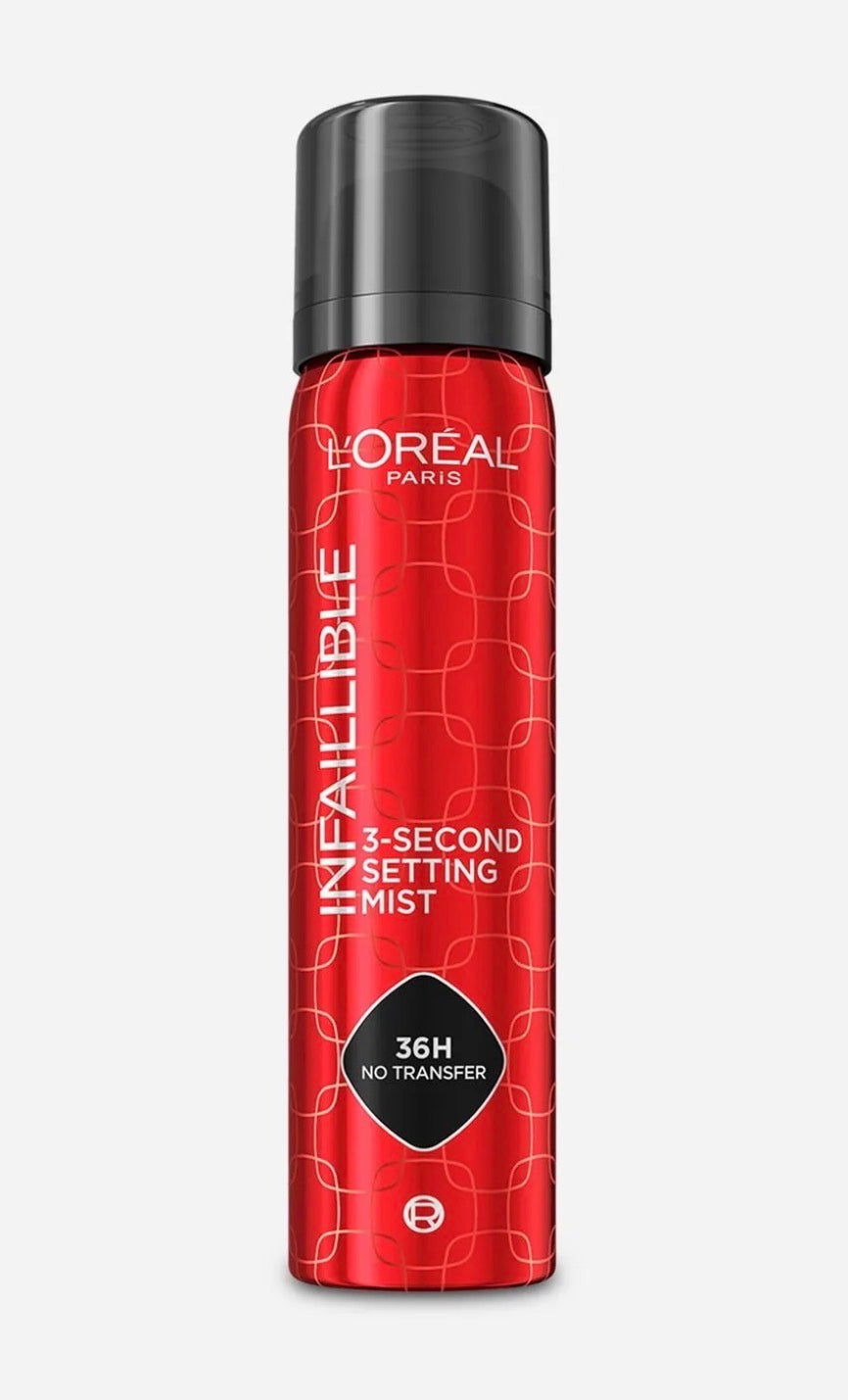 L'Oréal Paris Infallible 3-Second Makeup Setting Spray Mist 75ml