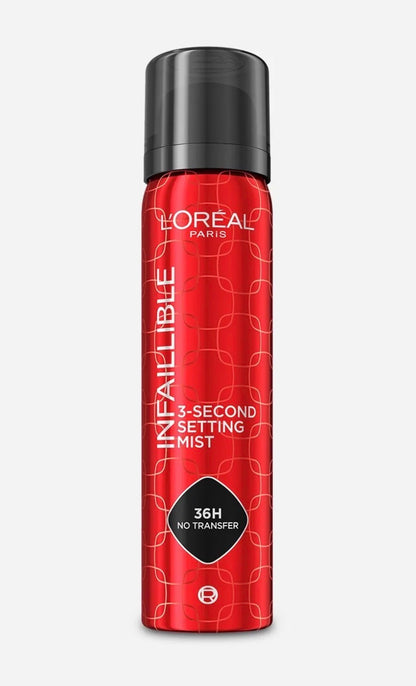L'Oréal Paris Infallible 3-Second Makeup Setting Spray Mist 75ml