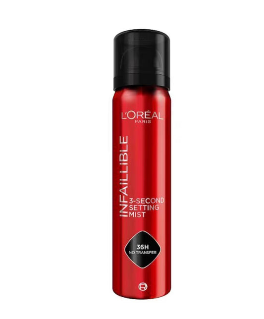 L'Oréal Paris Infallible 3-Second Makeup Setting Spray Mist 75ml